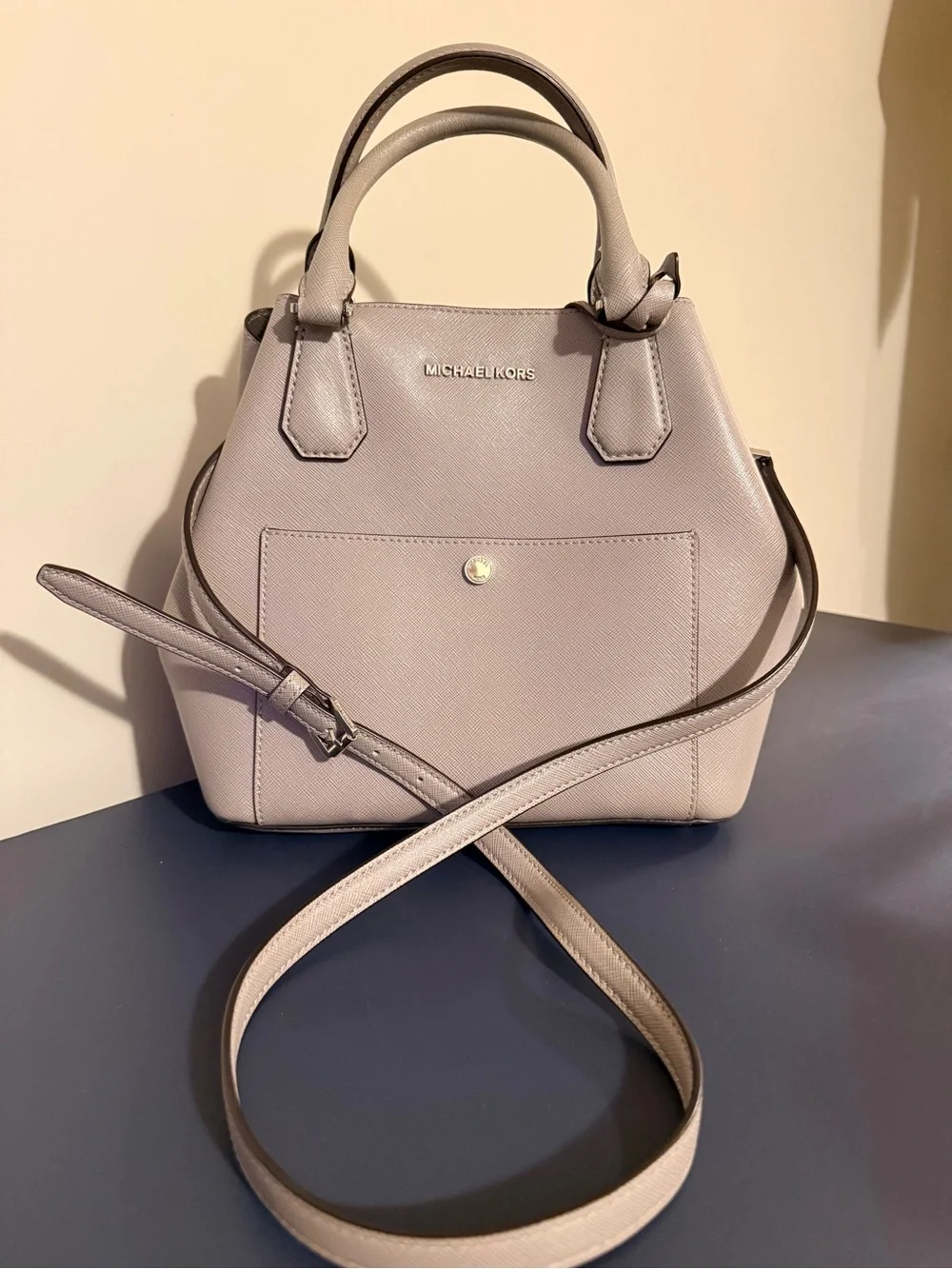 Michael Kors Lavender Saffiano Mini Satchel
